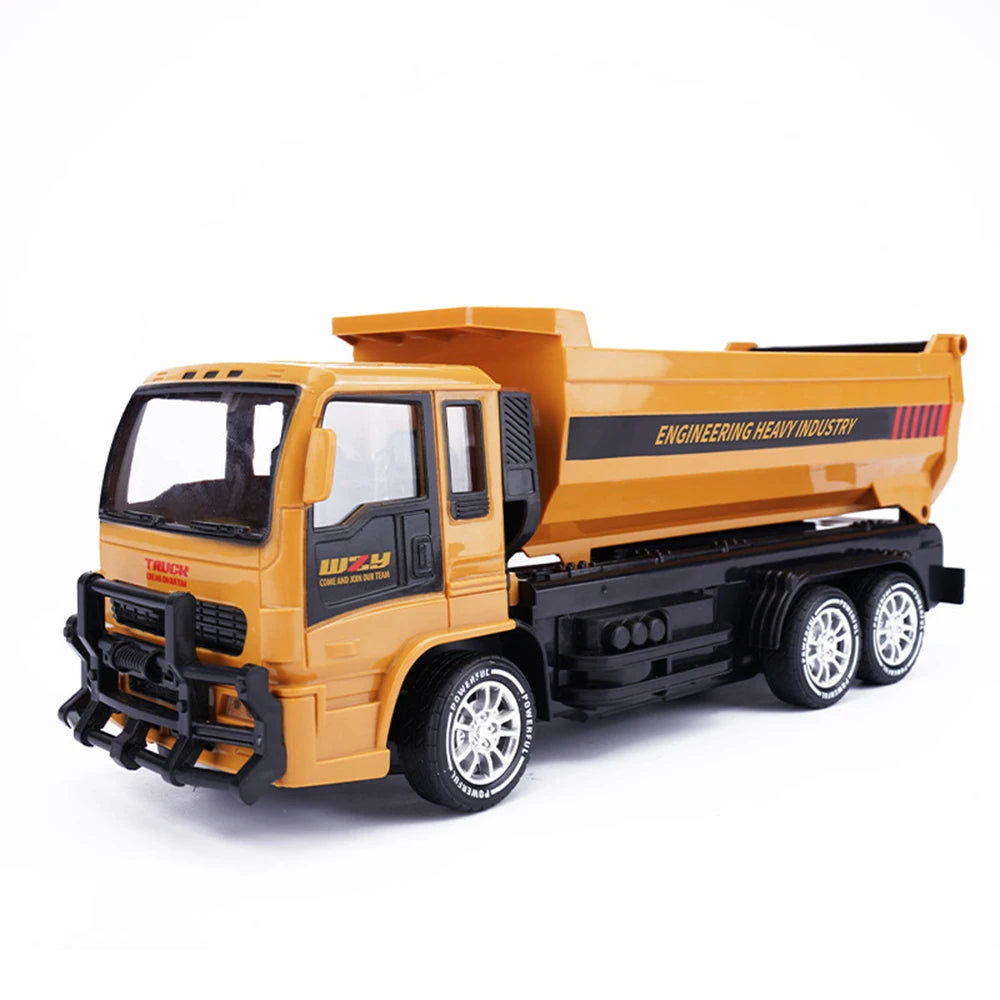 RC Escavadeira Dumper Car Controle Remoto Engenharia Veículo Crawler Truck Bulldozer Brinquedos para Meninos Crianças Presentes de Natal